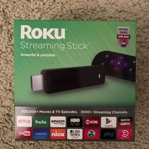 Roku stick for streaming! 📺